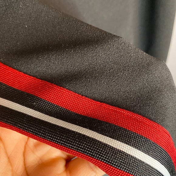 Black Bodycon Striped Dress - Picture 3 of 4